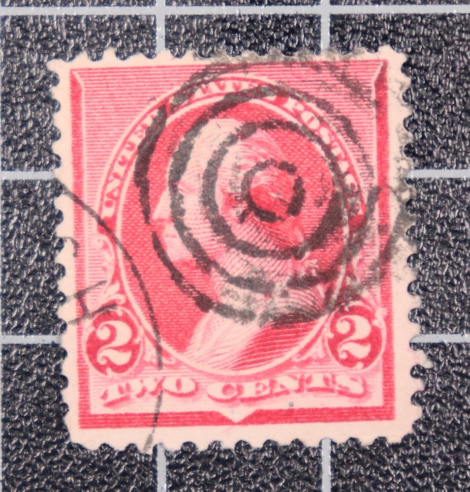 Scott 220 - 2 Cents Washington - Target Fancy Cancel
