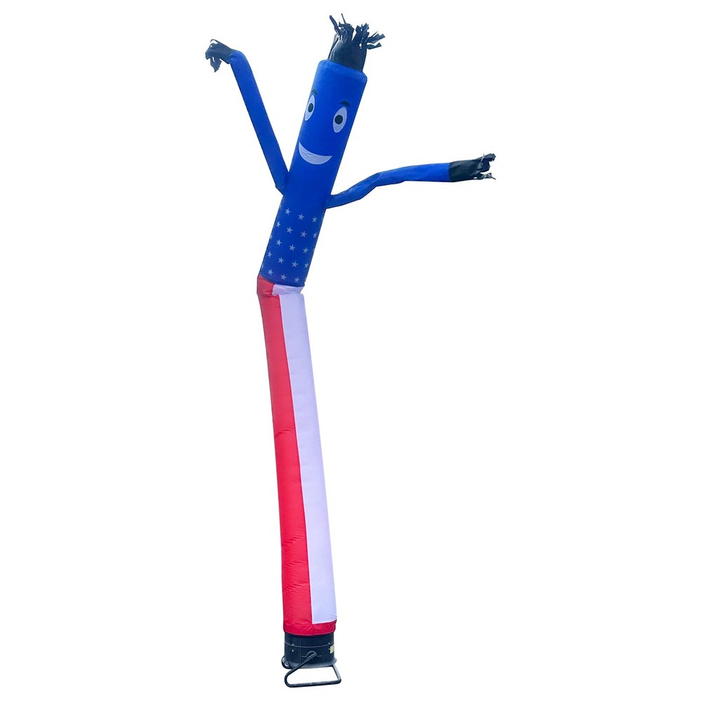 20Ft USA Flag Inflatable Dancer Wind Dancing Sky Puppet with NO Blower