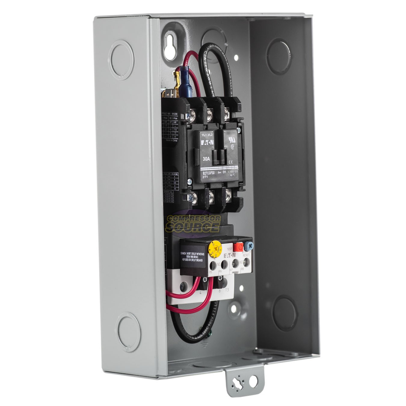 Eaton 5 HP Single 1 Phase 230V Magnetic Starter B27CGF30B040 Motor Control