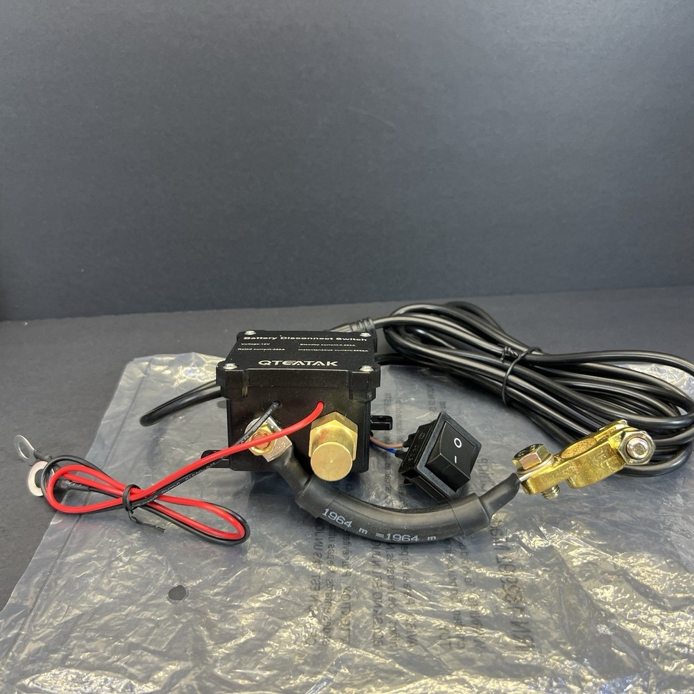 12V 250A Battery Disconnect Switch, KCD4, Manual Control (Panel Rocker Switch)