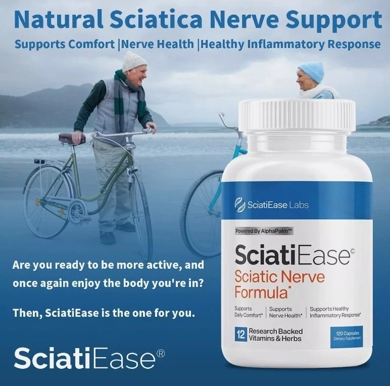 3 Pack SciatiEase Labs Sciati Ease Sciatic Nerve Formula 120 Cap NEW ! Exp 2027