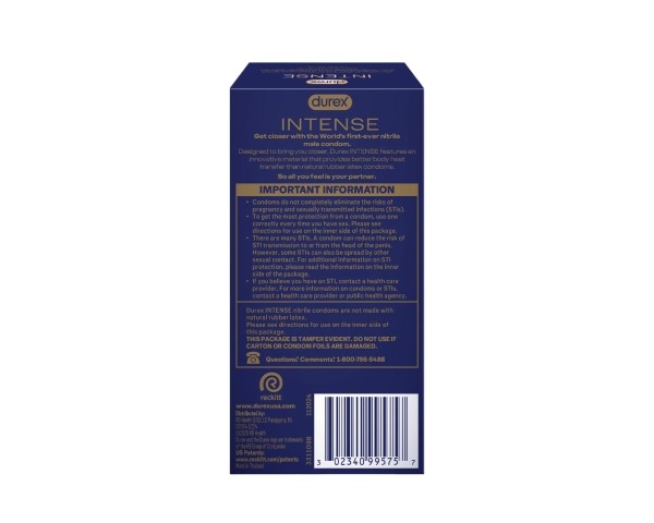Durex Intense Nitrile Condoms - 10 count