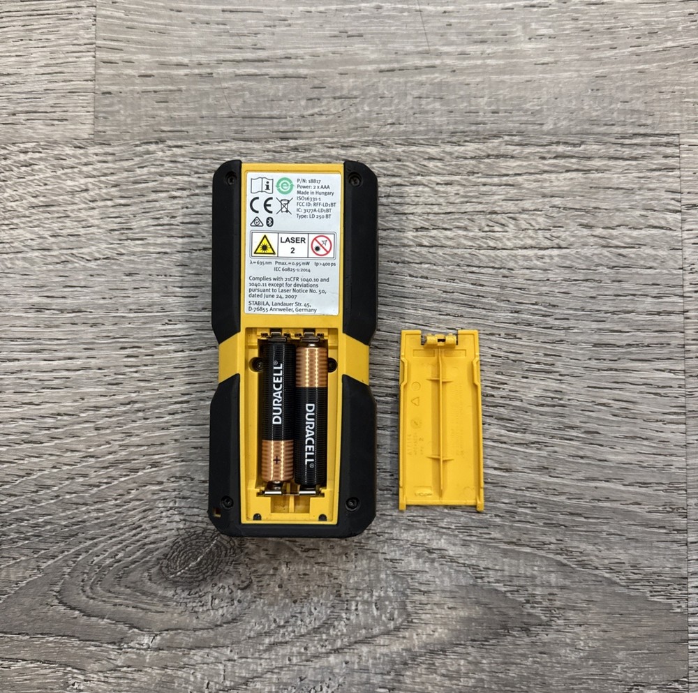 Stabila LD250BT Laser Distance Measuring Tool Bluetooth