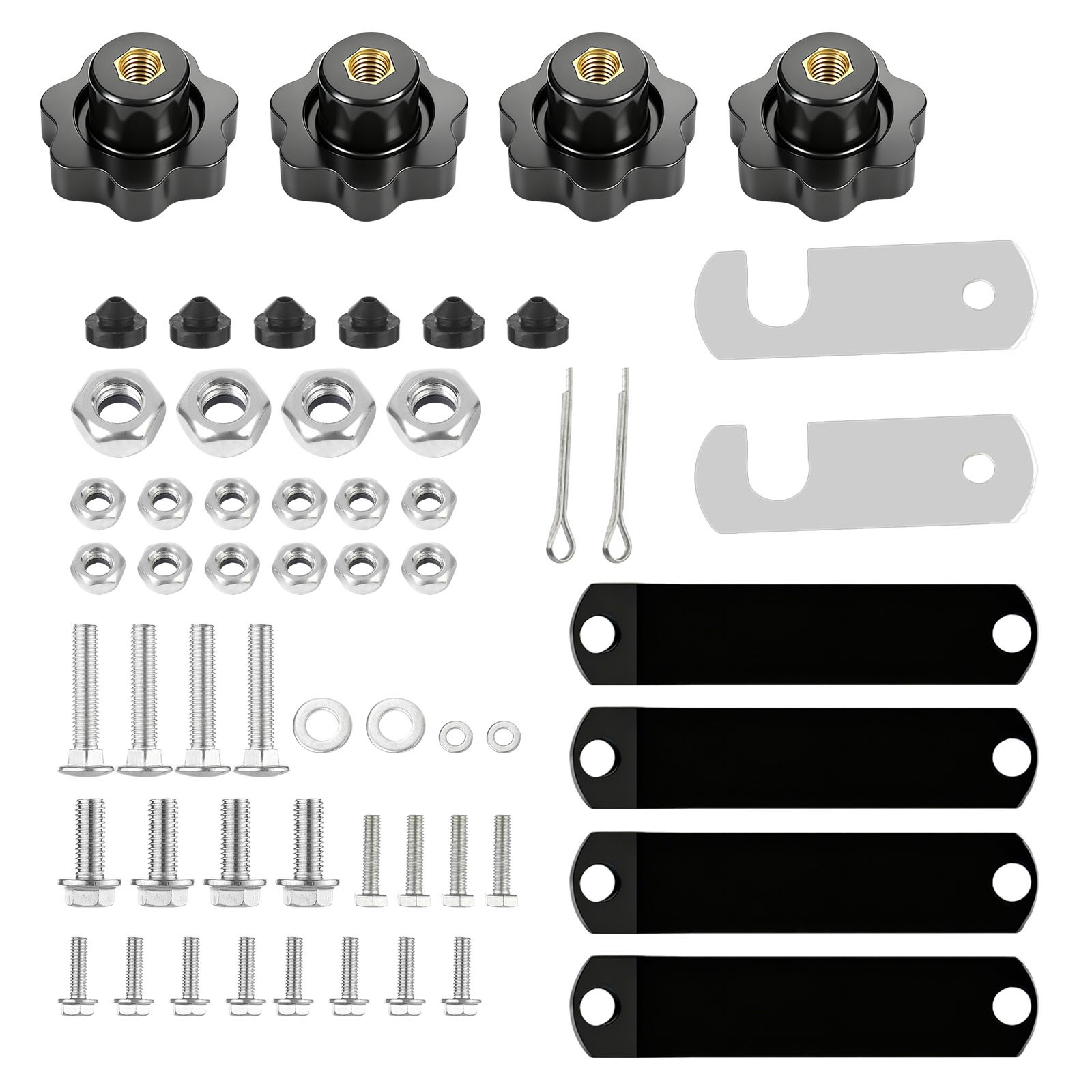 Shield Tuff Top Tractor Canopy For 2" x 2" or 2" x 3" ROPS 48" X 52" Red NEW