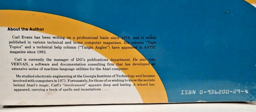 Atari Basic Faster & Better- Info Series Vol. 1 Carl M Evans; Atari MANUAL ONLY