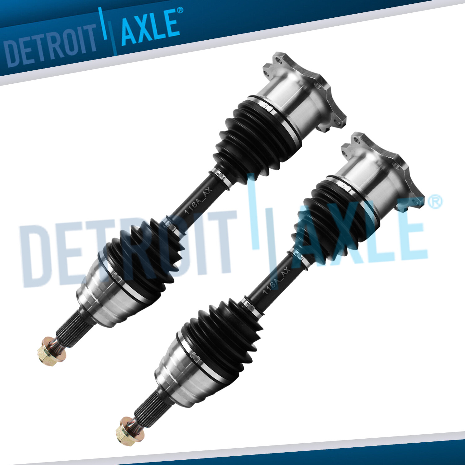8 LUG 4WD Front CV Axle Shafts for Chevy GMC Silverado Sierra 2500 3500 Suburban