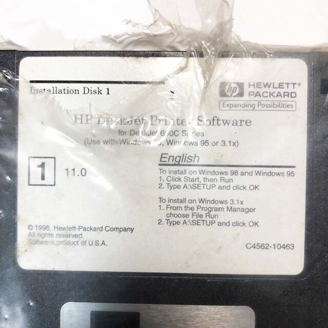 HP Deskjet Printer Software - 4-disc set (3.5)