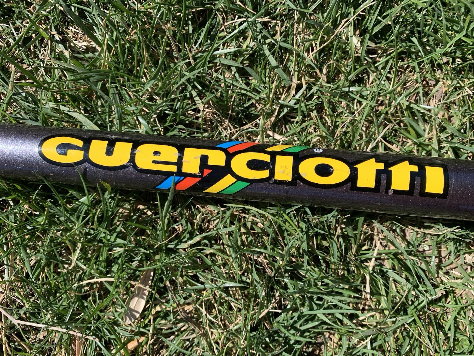 62cm x 60cm 1991 Guerciotti Steel Road Bike Frame Columbus TSX Clears 30mm Tire!