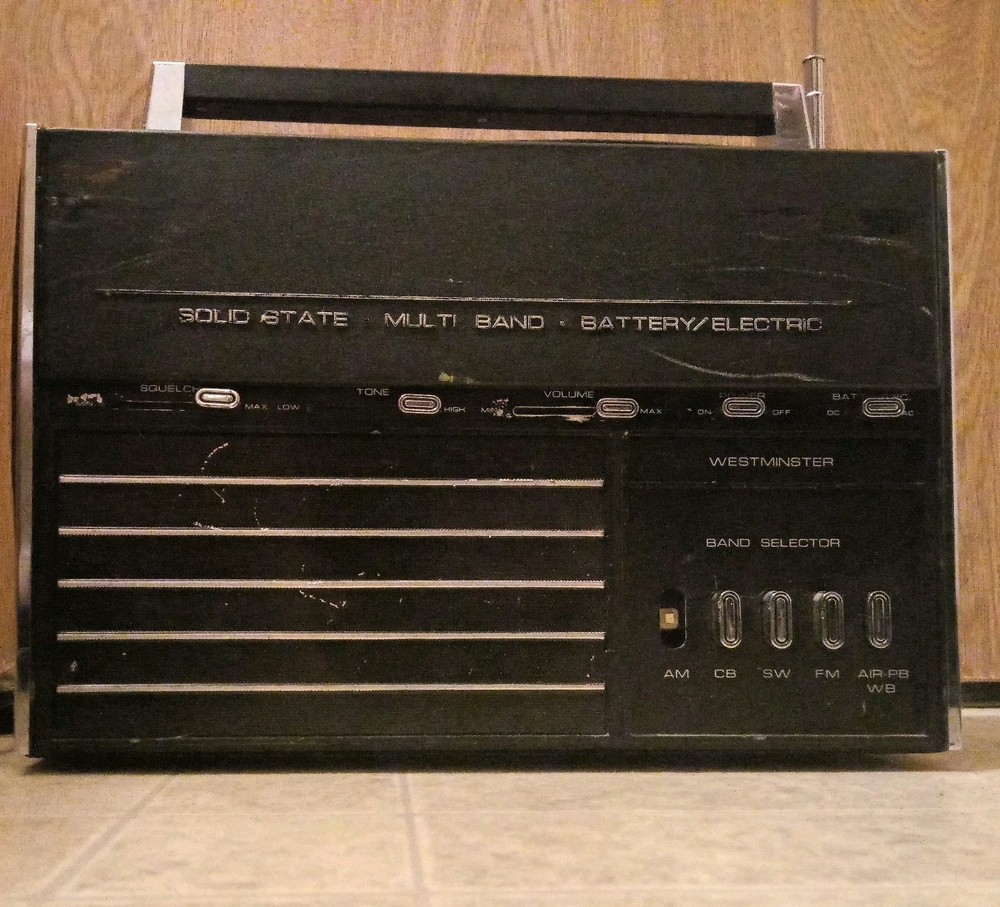 Vintage 70's Westminster Solid state World Time Ham operators multiband Repair