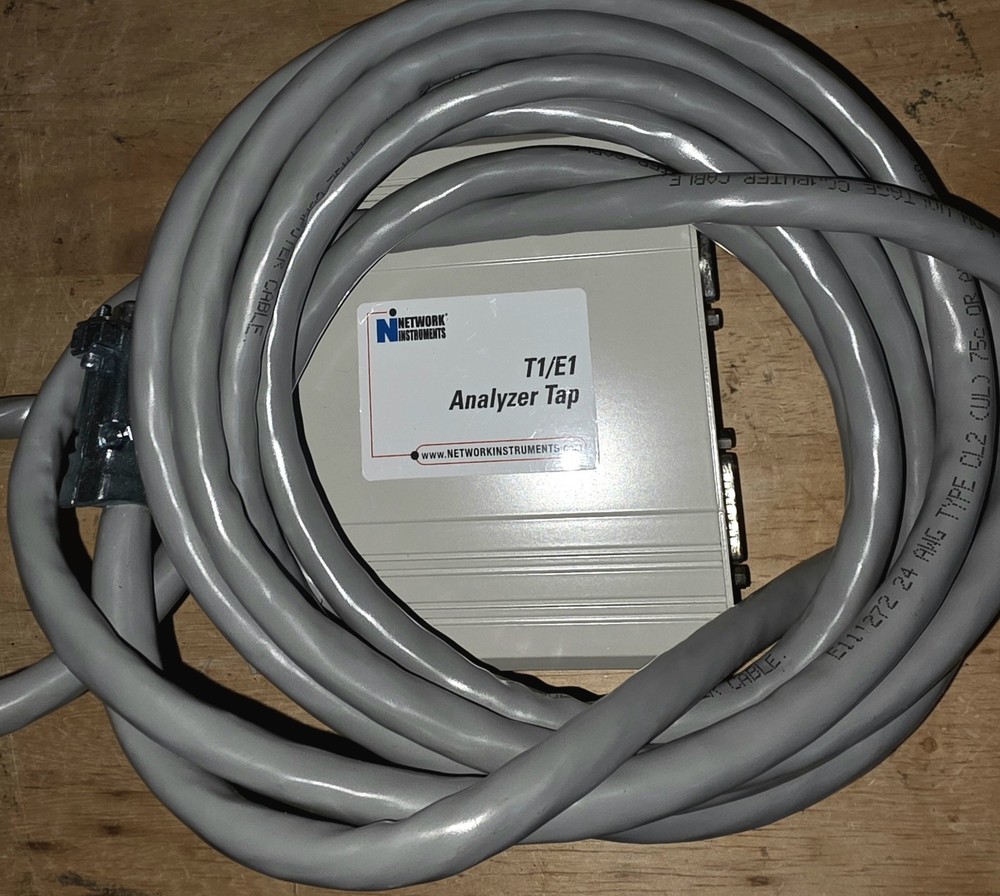 Network Instruments Multi Interface T1/E1 Analyzer Tap w/ Cable