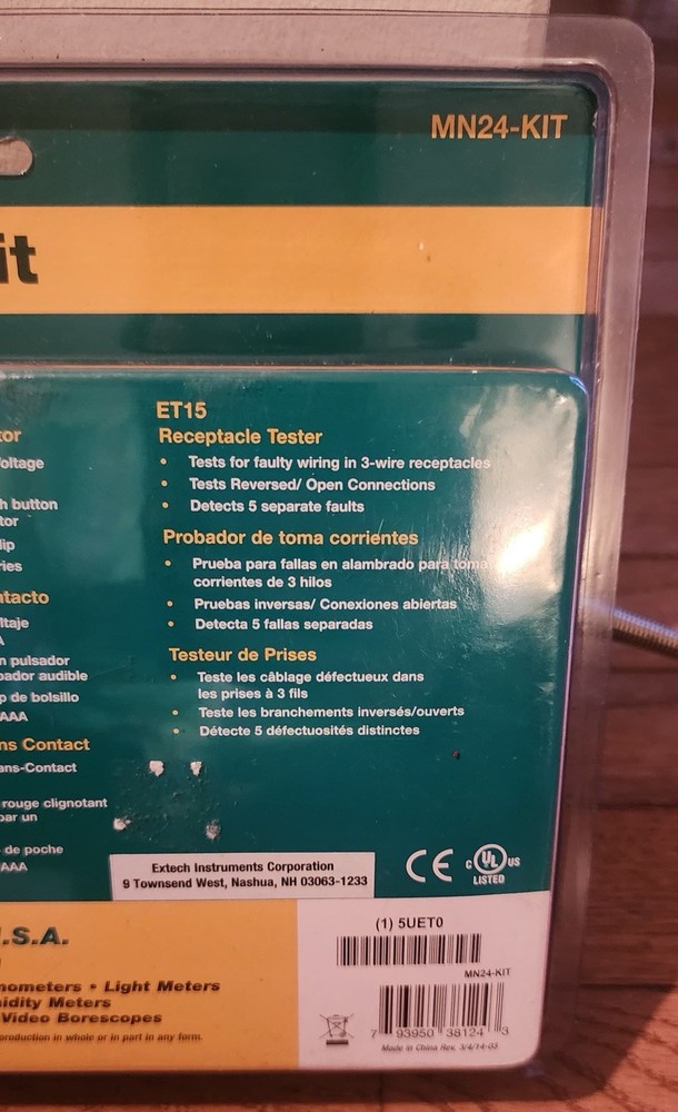 Extech instrument Electrical test kit special value kit