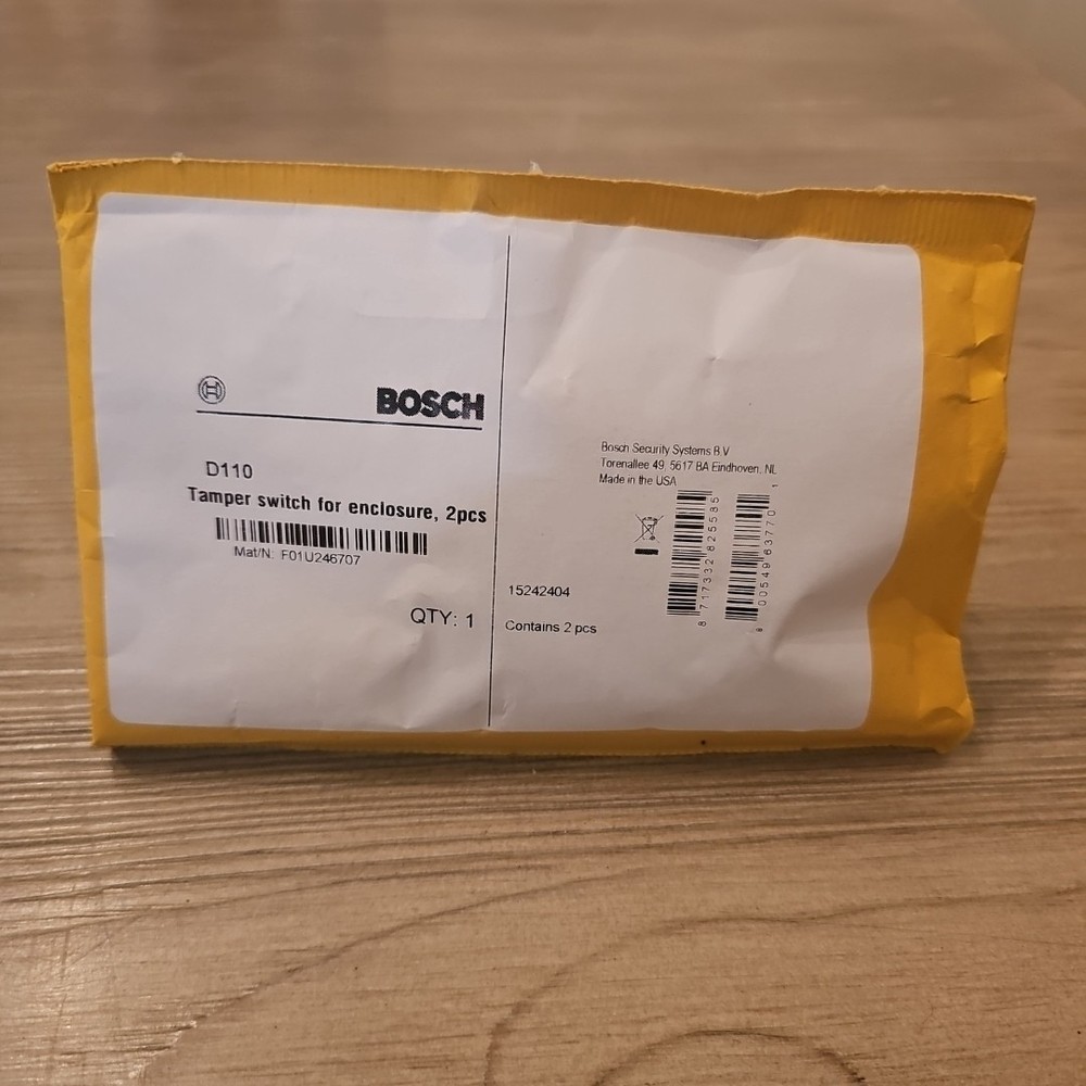 New! Bosch D110 Tamper Switch EOL for Control Panel, 2-Pack
