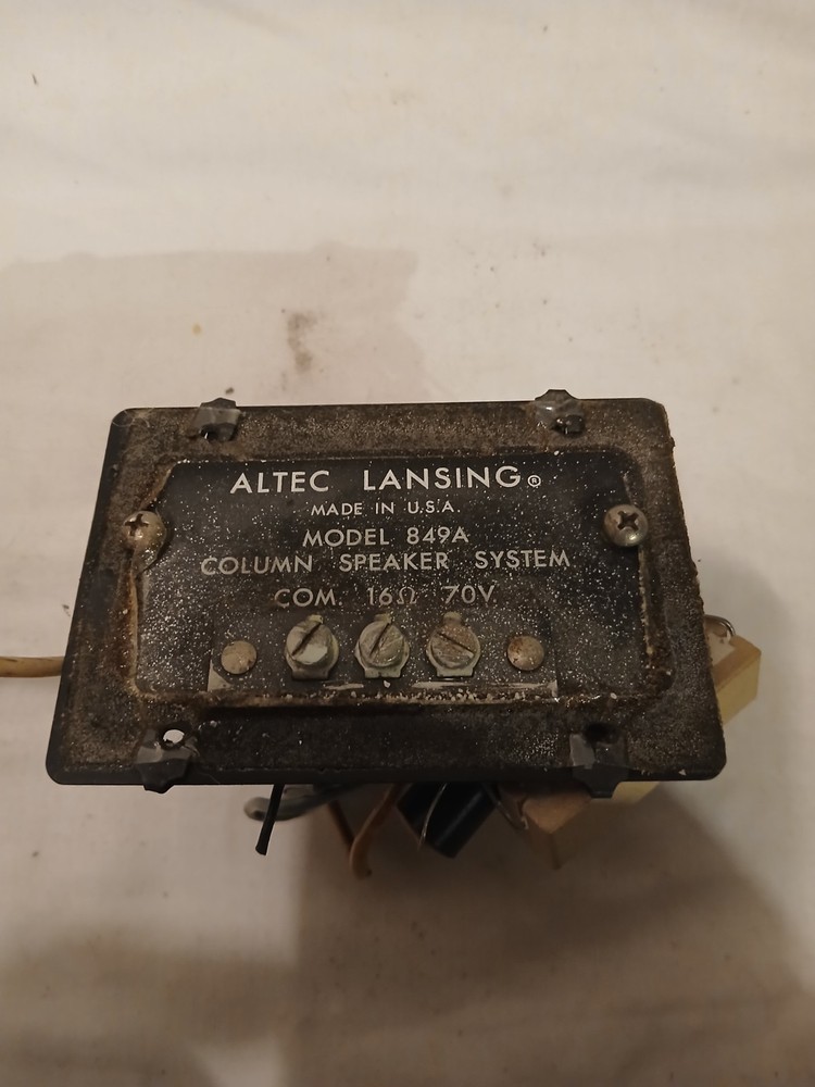 Altec 849a Peerless 15375 Crossover Transformer