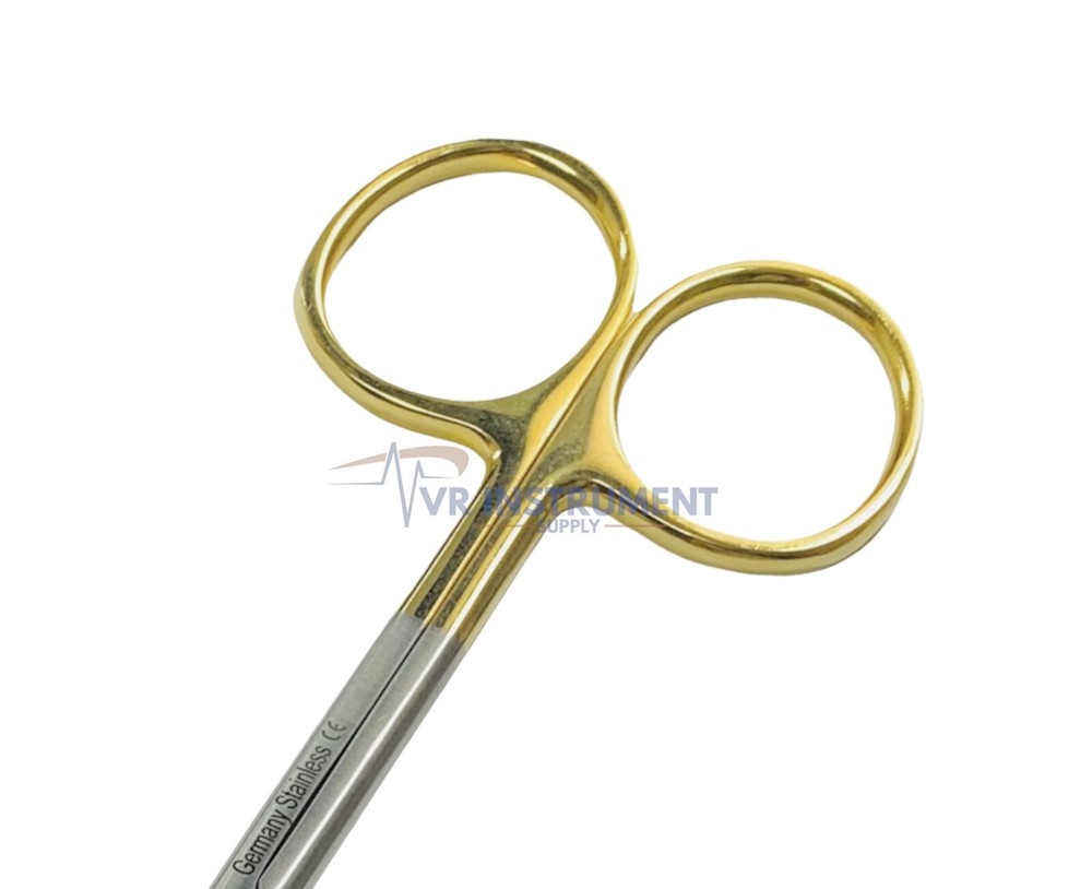 Iris Micro Scissors Curved Sharp/Sharp 4.5" Operating German Stainless CE