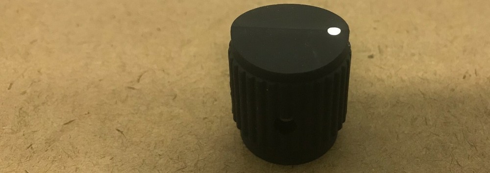 EHC Knobs MS91528-2E2B NOS 1/4" Diameter Shaft White Indicator Knob NOS 2E2B