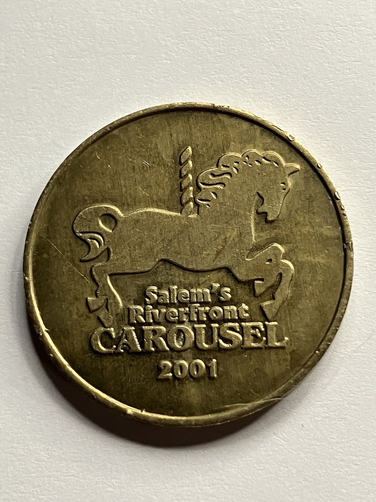 Rare Salem Riverfront Carousel Token Hero Oregon #sr1