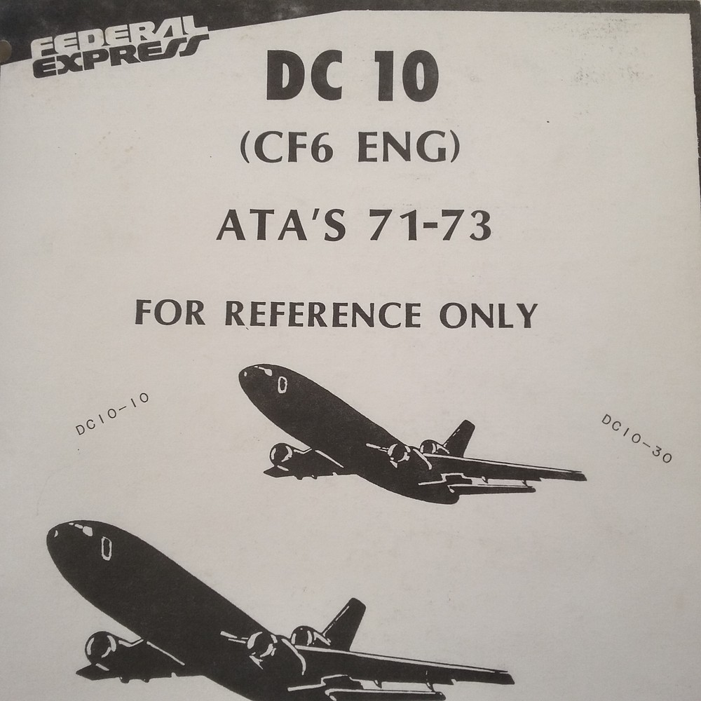 GE CF6 Engine Maintenance Technical Training Manuals, a 2 Vol. Set