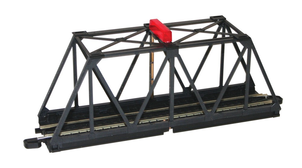 NEW Bachmann E-Z Track Truss Bridge with Blinking Light HO Scale