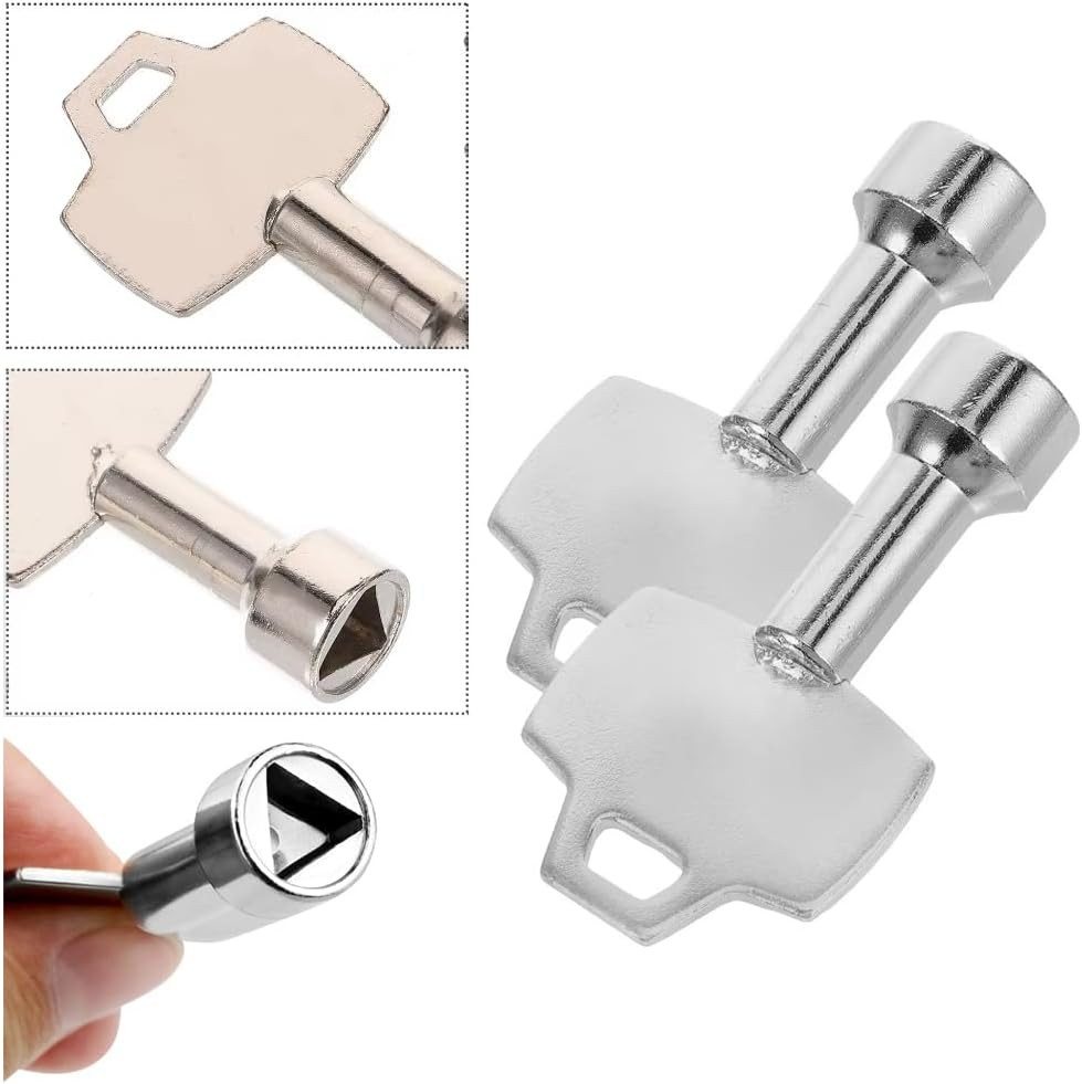 5 Pack Trash Can Key Utility Keys Triangular Socket Key Electrical Cabinet Key T