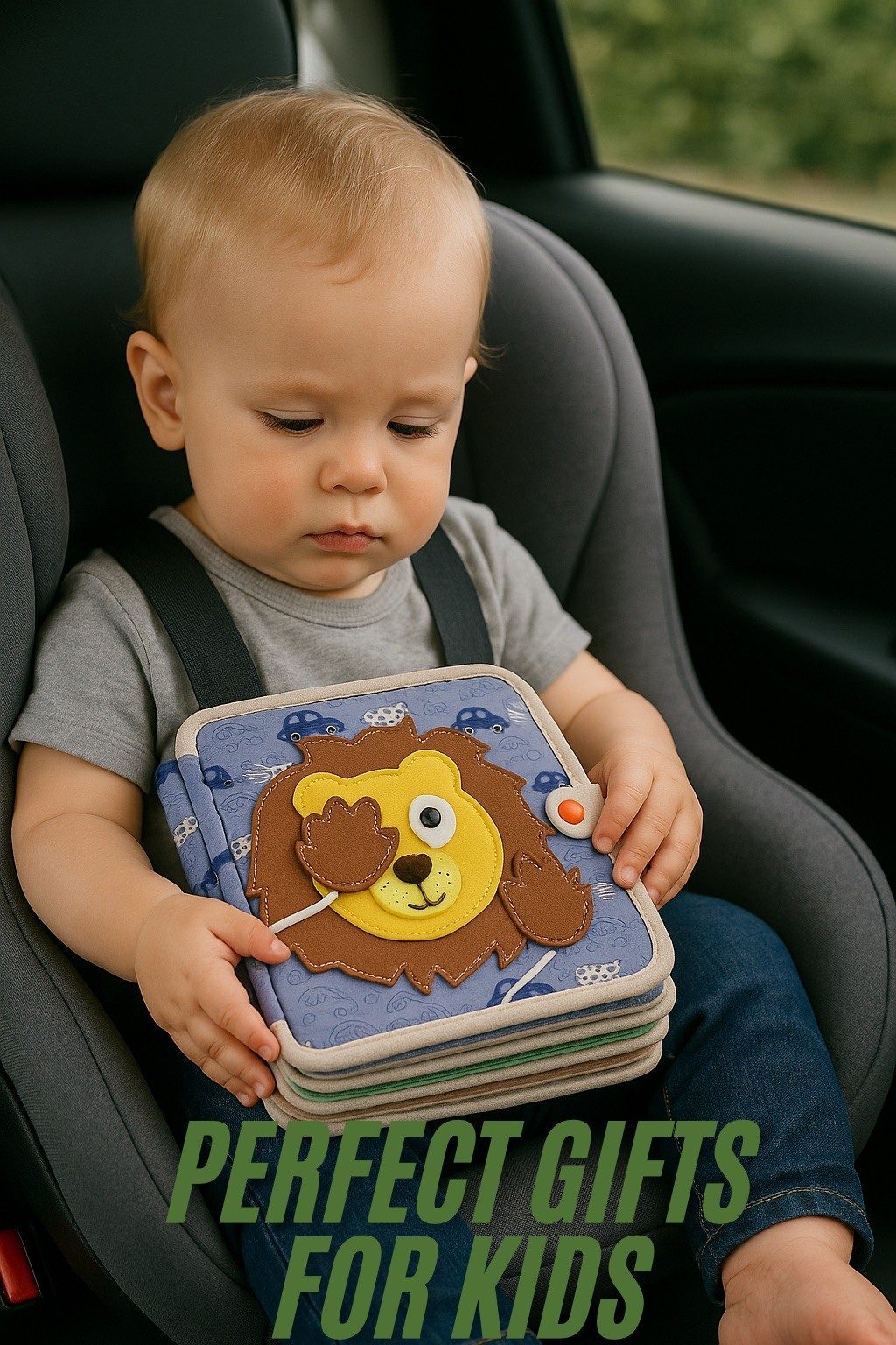 Busy Book Montessori Activity Felt Quiet Education Book Travel Toys Lion