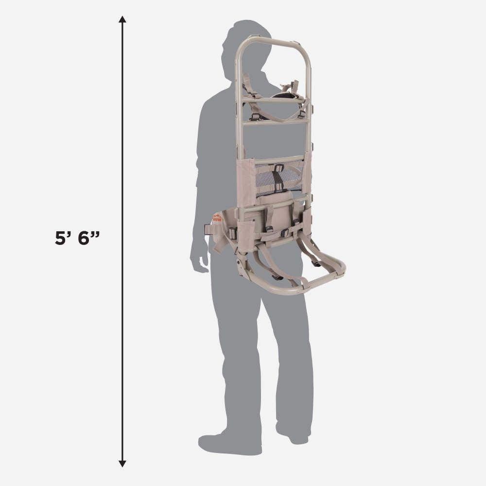 Allen Rock Canyon External Pack Frame - Aluminum, Tan