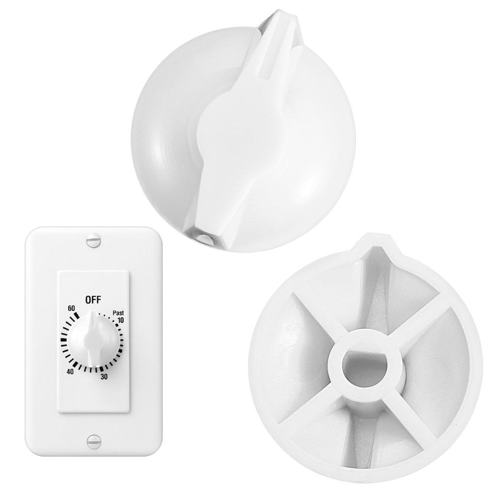 2 Pack Timer Switch Knob Replacement for Intermatic - 146MT574, White