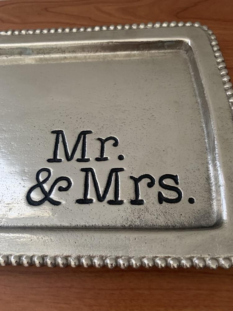 Mr. & Mrs. Trinket Tray
