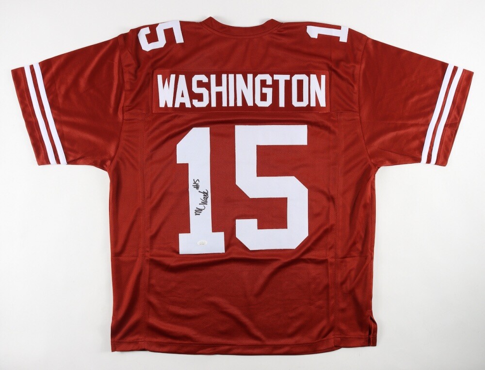 Marcus Washington Autographed Texas Longhorns Jersey JSA COA!