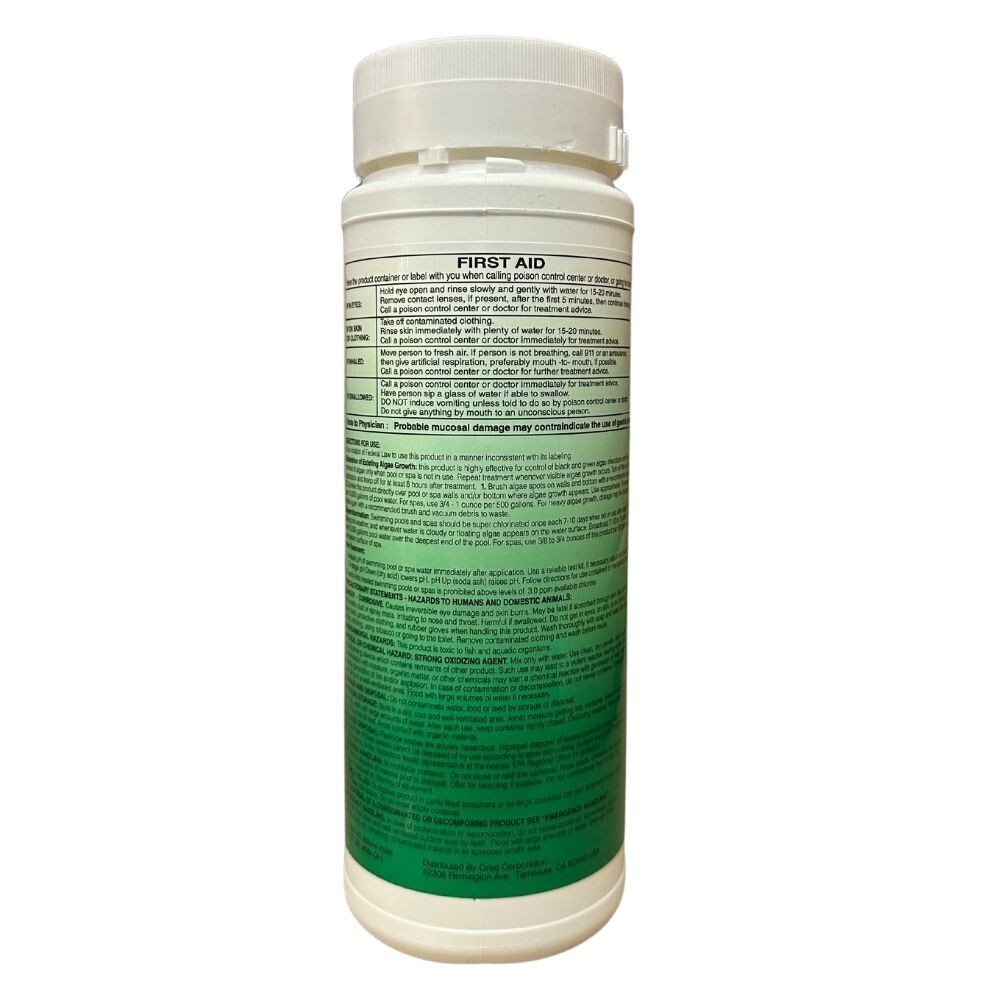 ClearView Black Algae Killer Granular Tri-Chlor 2 lb 4 Pack | CVTC002
