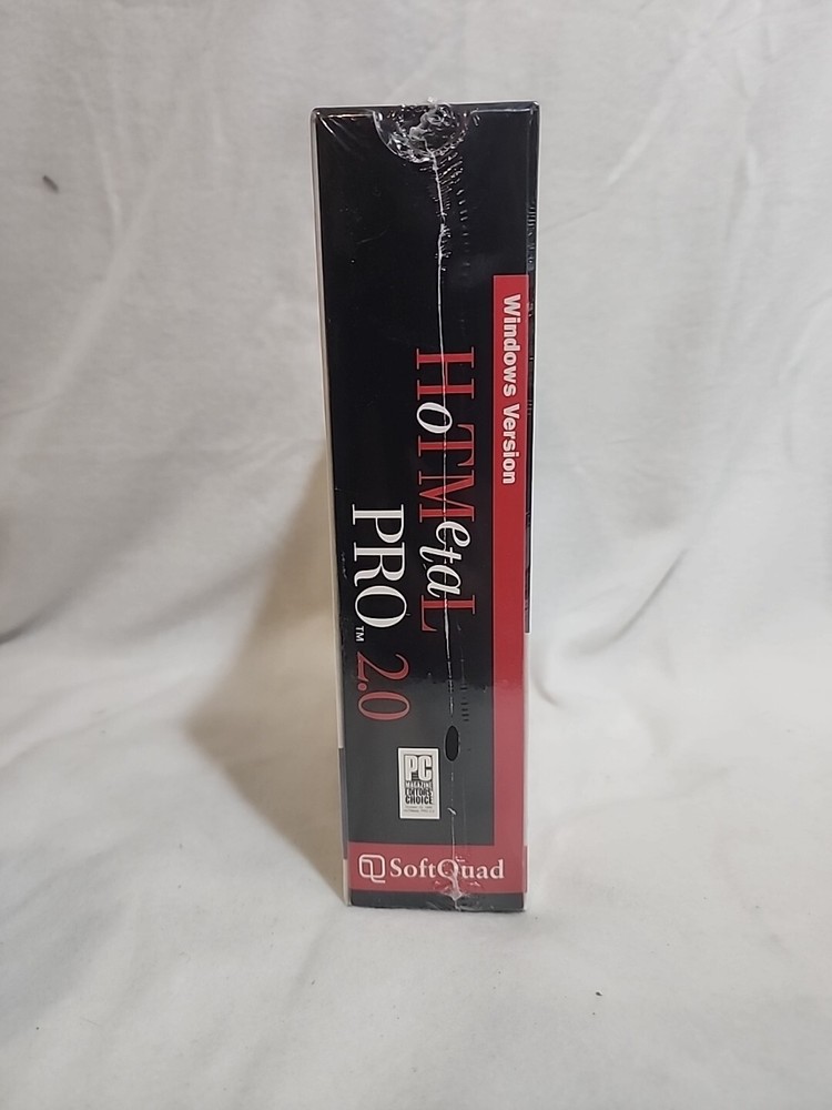 SoftQuad Hot Metal Pro 2.0 Windows Version Vintage Software New & Sealed