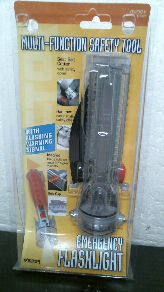 Victor 00239 Multi Functional Emergency Flashlight, FREE SHIPPING