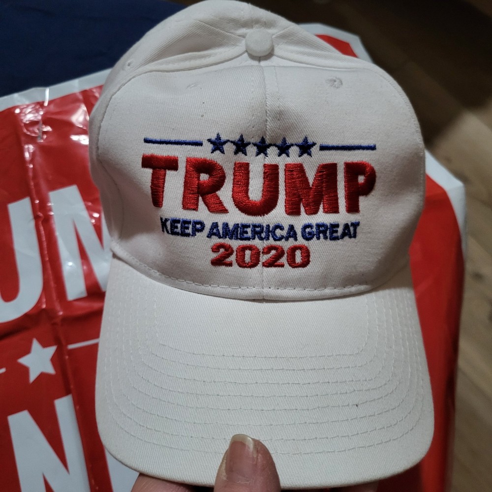 Trump 2 Hats And Pence Plastic Sign