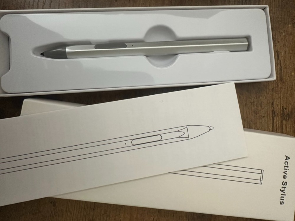 Stylus Pen for Microsoft Surface Magnetic Attachment Rechargeable, Silver