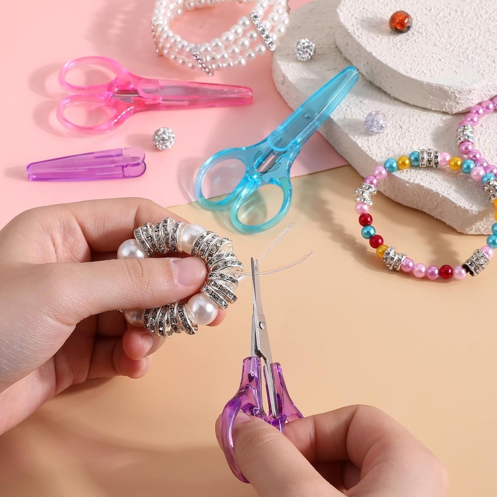 3Pcs Small, Craft Scissors 3.5"Tiny Travel Scissor All Purpose,Sharp Craft Sci..