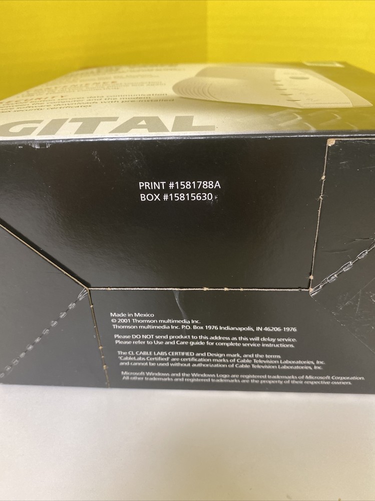 RCA DCM 245R (DCM245R) Modem NIB