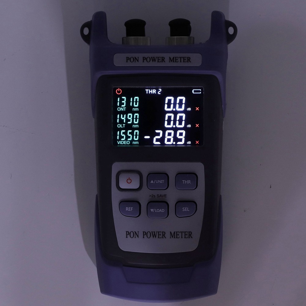 Optical Fiber Power Meter Digital Optic Cable PON Tester Testing Tool Set♪