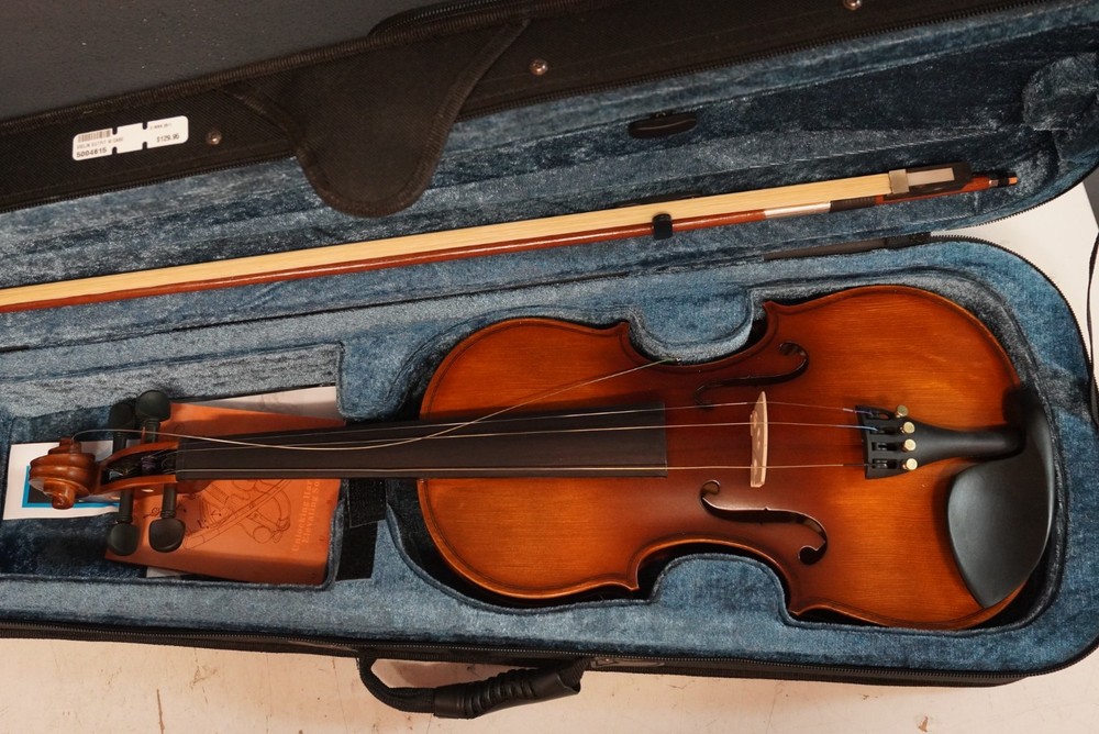 Unlabeled Violin with Case
