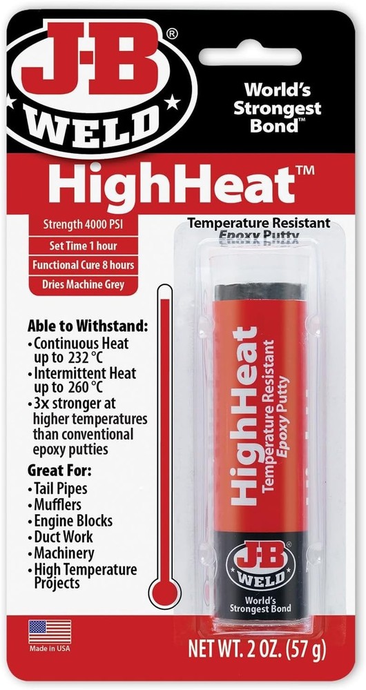 2 oz. High Performance Epoxy Putty - Ideal for High Temperature Applications