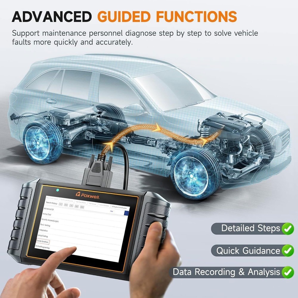 For Nissan Bidirectional Automotive OBD2 Scanner Car Diagnostic Tool E-CU Coding