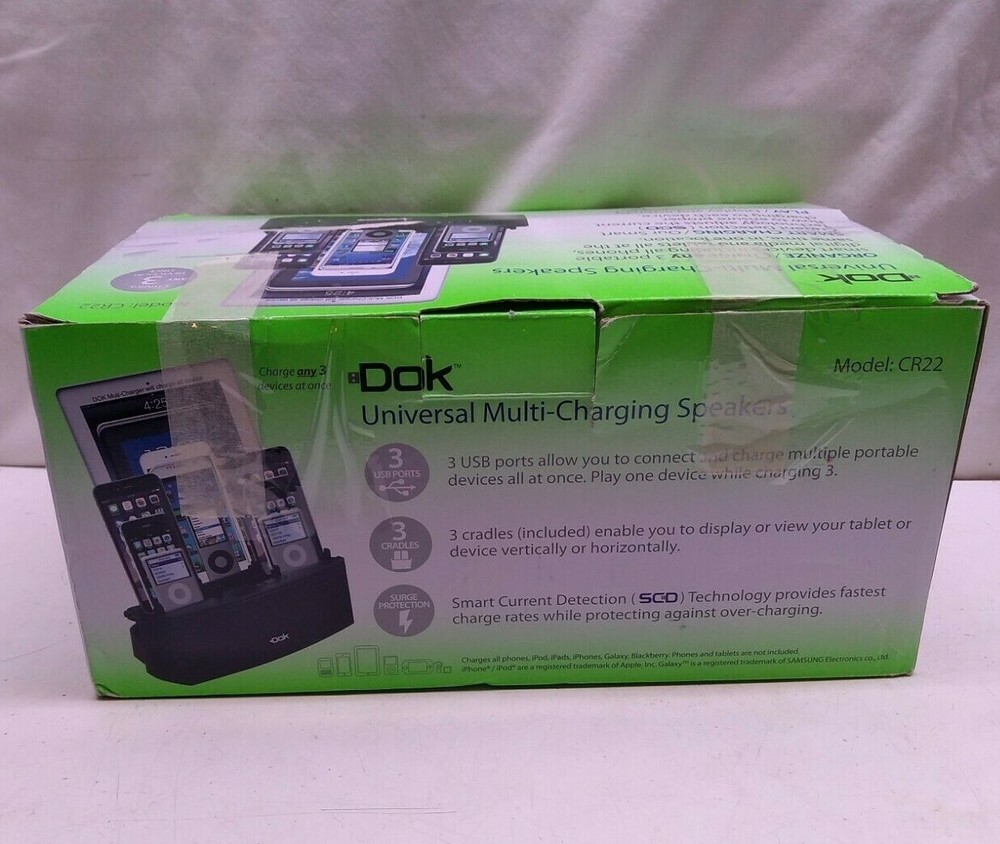DOK CR22 Universal Multi Charging Speakers