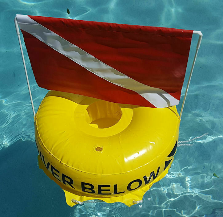 Dive Flag Float Inflatable bouy buoy scuba diver down