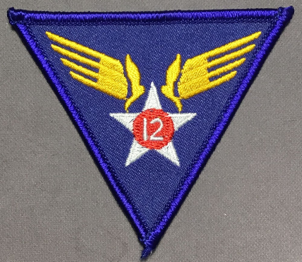 WW2 Army Air Force 12th Air Force patch