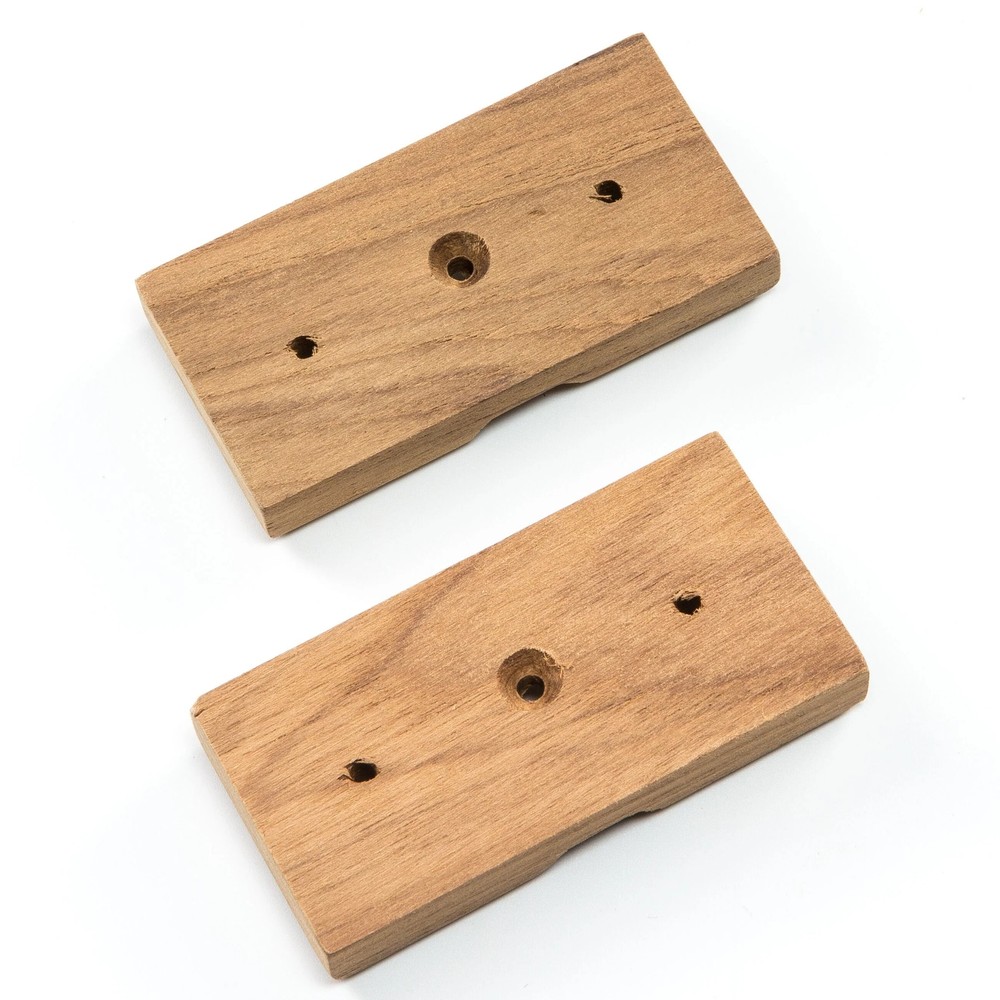 Whitecap Teak Rod Storage Rack Mounting Brackets - Pair