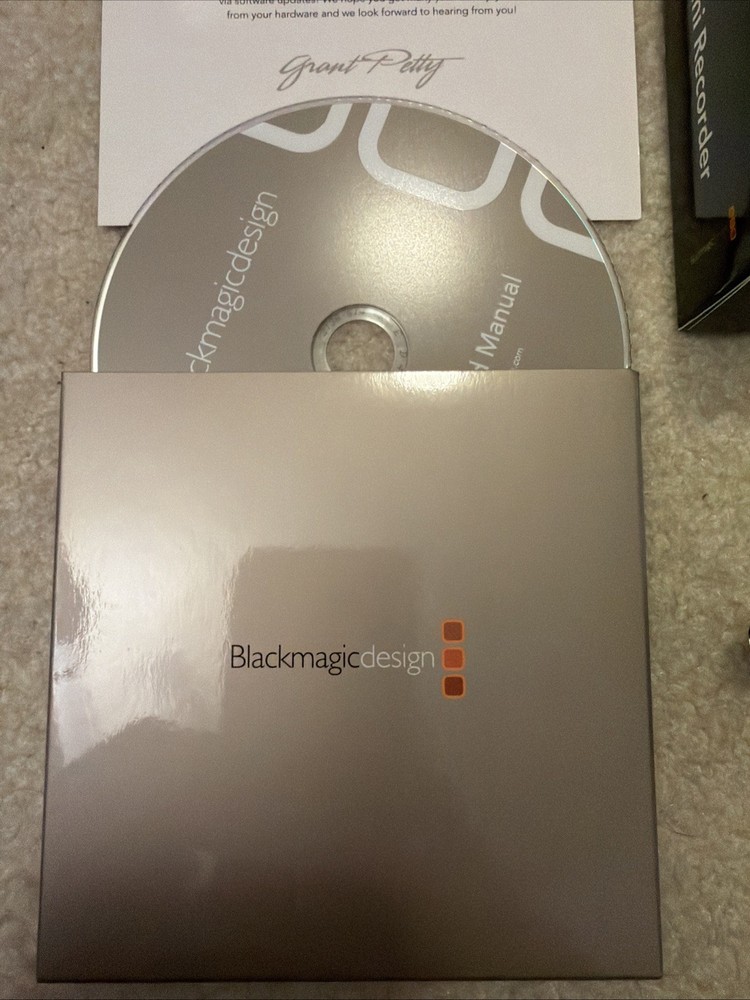 Blackmagic Design UltraStudio Mini Recorder Streaming Device Thunderbolt