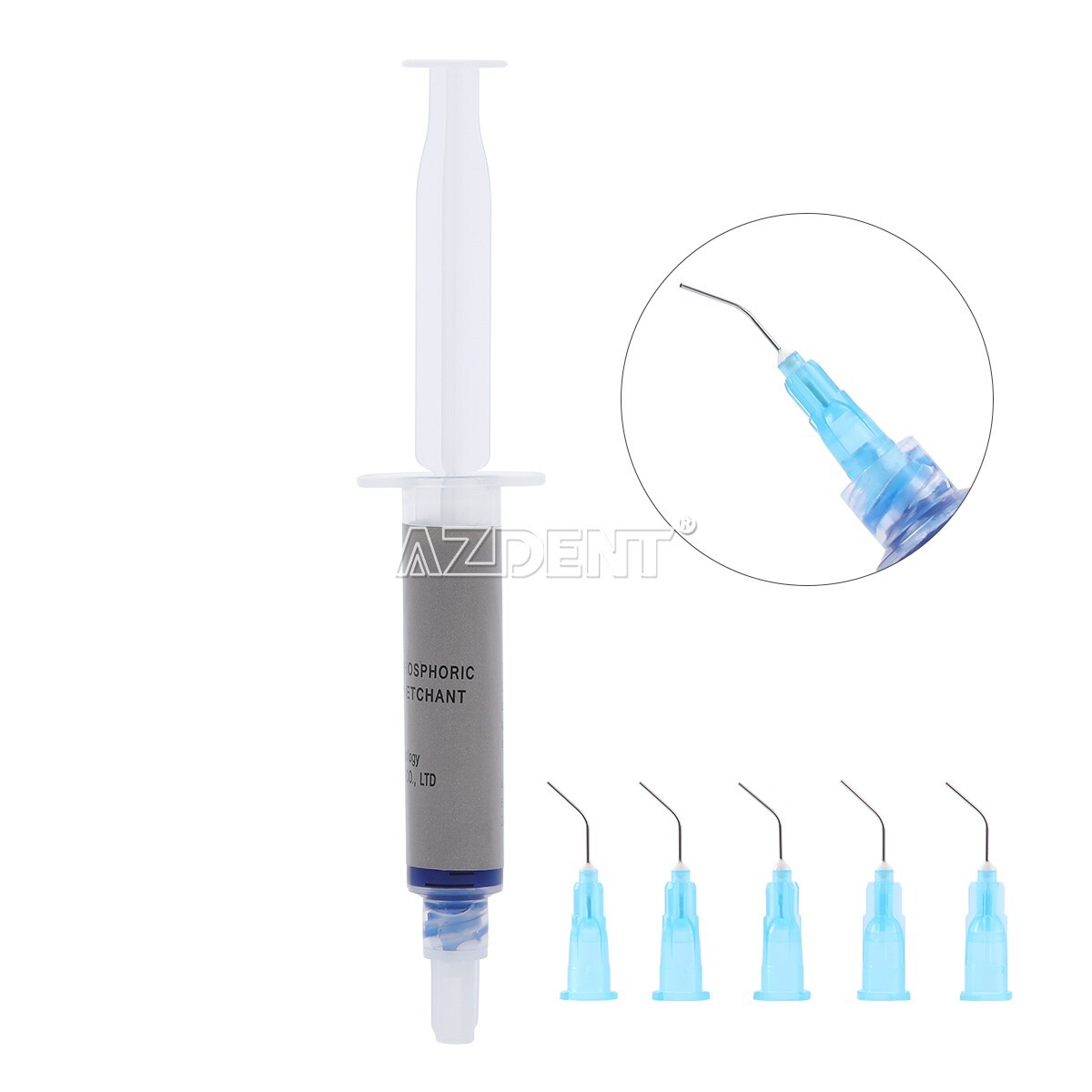 10Pcs Dental 37% Gel de Grabador de Ácido Fosfóric Compuesto F Esmalte y dentina