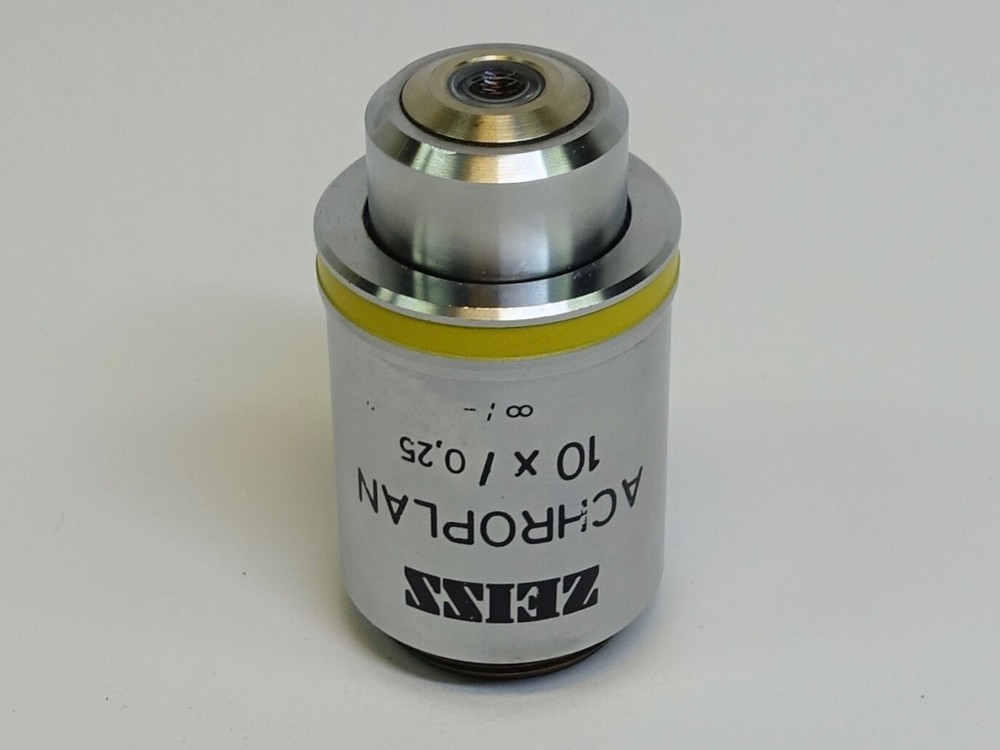 Zeiss Achroplan 10X/0.25 ∞/- Microscope Objective, P.N. 440030