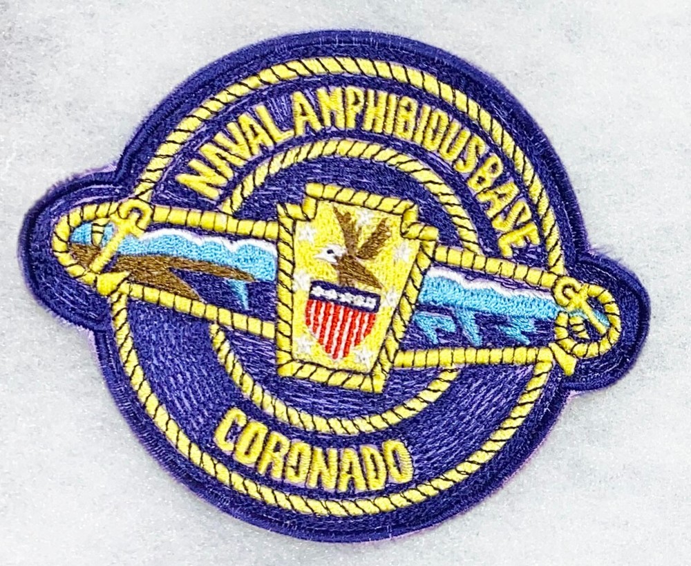 US Navy Theatre Made Naval Amphibious Base Coronado Patch