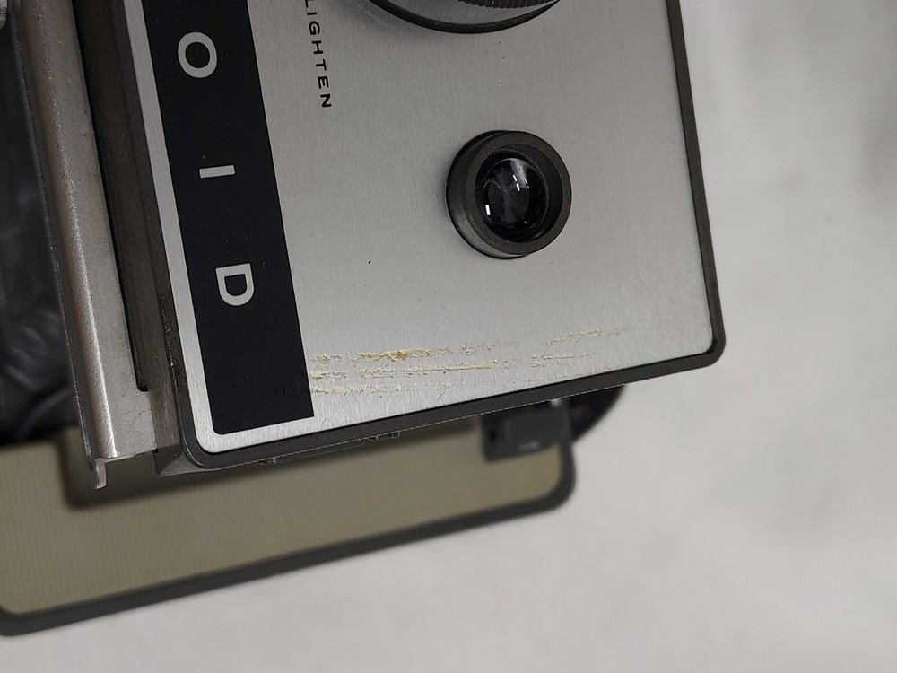 Polaroid 320 Land Camera with Strap, Cold-Clip, User Manual - Untested