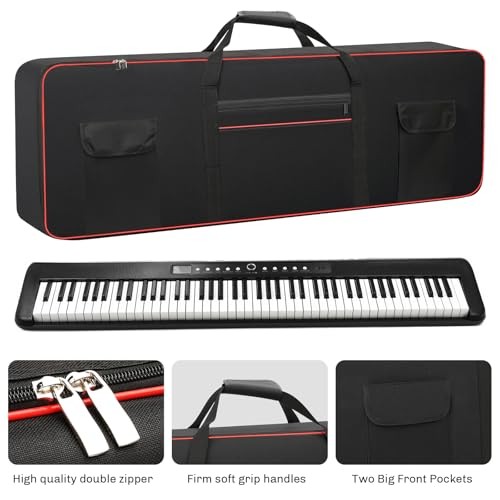 88 Key Keyboard Case(Inner dimension: Large 88 Key Bag