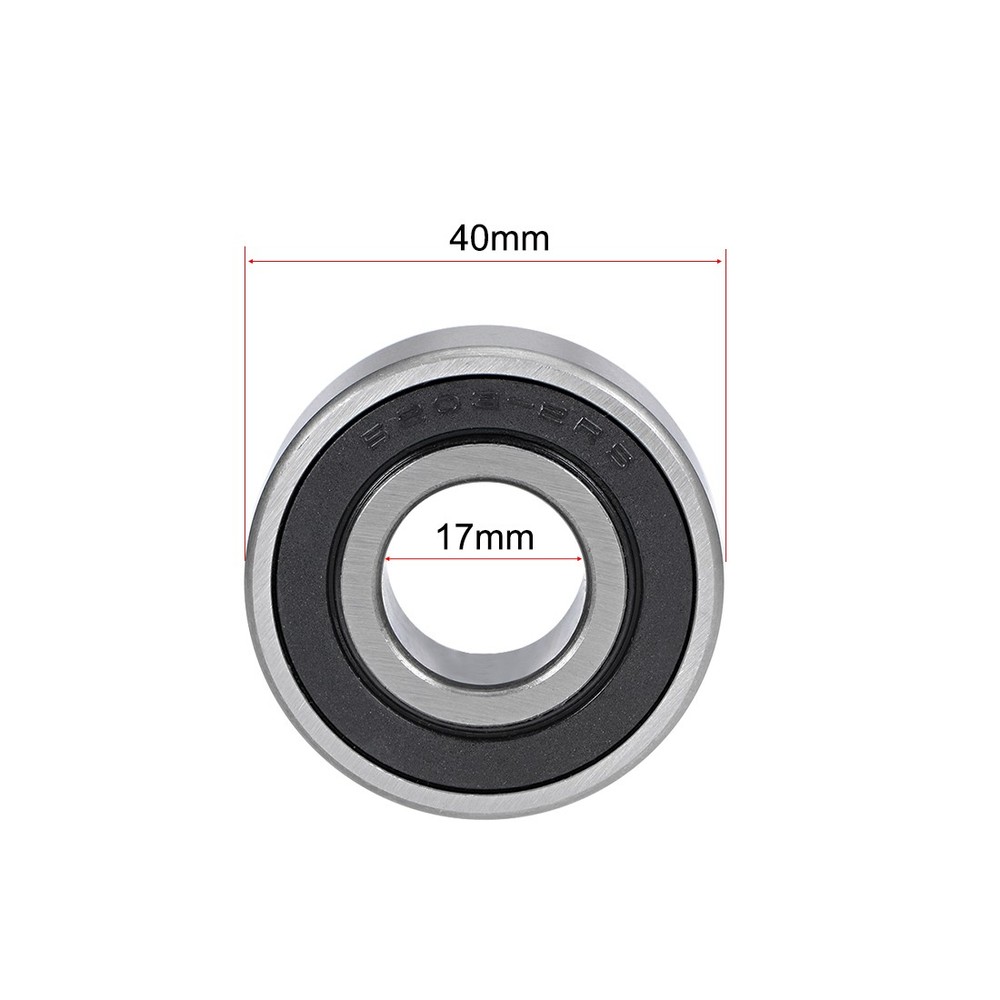 3203-2RS Angular Contact Ball Bearing Sealed Bearings 5203-2RS 2PACK